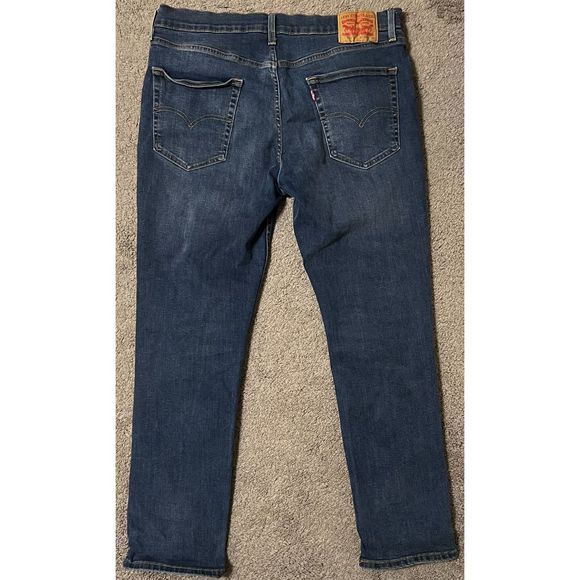 Levi Strauss & Co Dark Blue Straight Leg Men’s Jeans - Picture 2 of 4